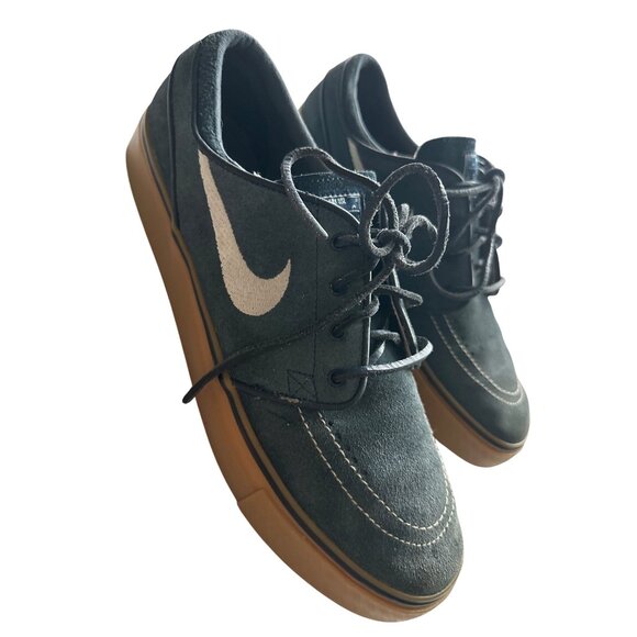 Nike Other - Nike SB Zoom Janoski OG+ Blue Suede Skate Shoes Gum Sole Size 9.5
